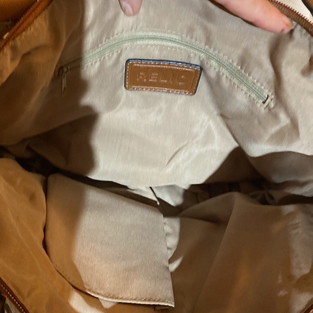 Relic • Bold Blue Paisley Bag - Picture 4 of 6